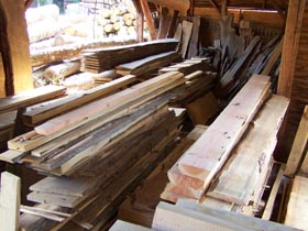 Air Dried Timber.