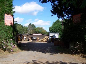 Our entrance on Mill Road.